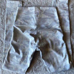 Lululemon White Camo Leggings